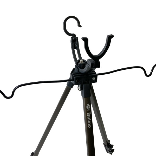 2WAYアルミ三脚 竿掛付